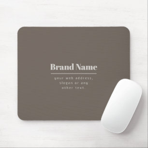 Mousepad Bold Modern Dark & Light Beige Marca ou empresa