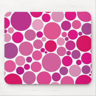 Mousepad bolhas cor-de-rosa