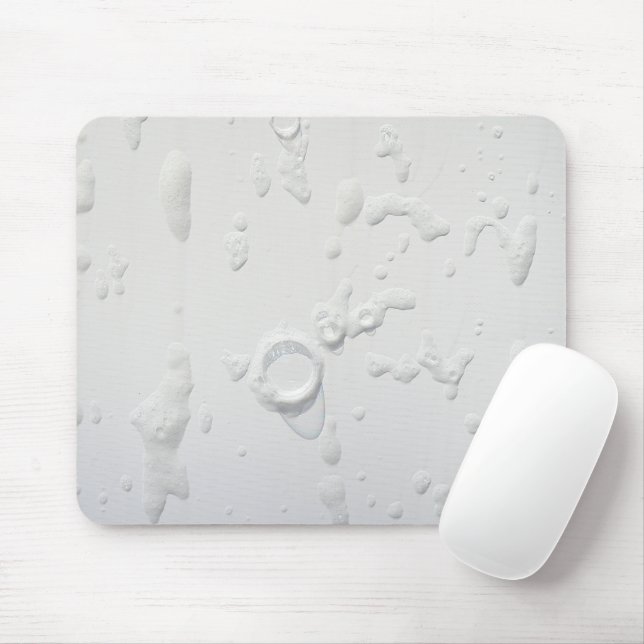 Mousepad Bolhas De Sabão Em Branco (Com mouse)