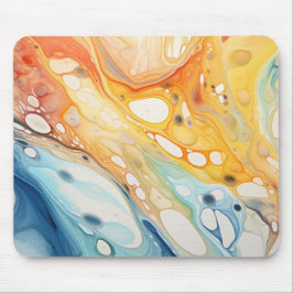 Mousepad Bolhas líquidas de abstrato