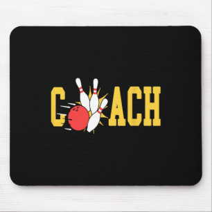 Mousepad Boliche Coach Ataca Pinos Equipe de Boliche Divert