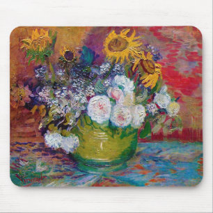 Mousepad Boliche com Flores, Van Gogh
