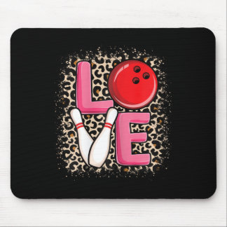 Mousepad Boliche de amor Boliches bonitas Meninas Bowler