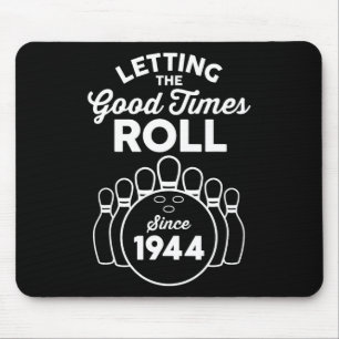 Mousepad boliche de aniversário de 81 anos de Bowler 81 rua