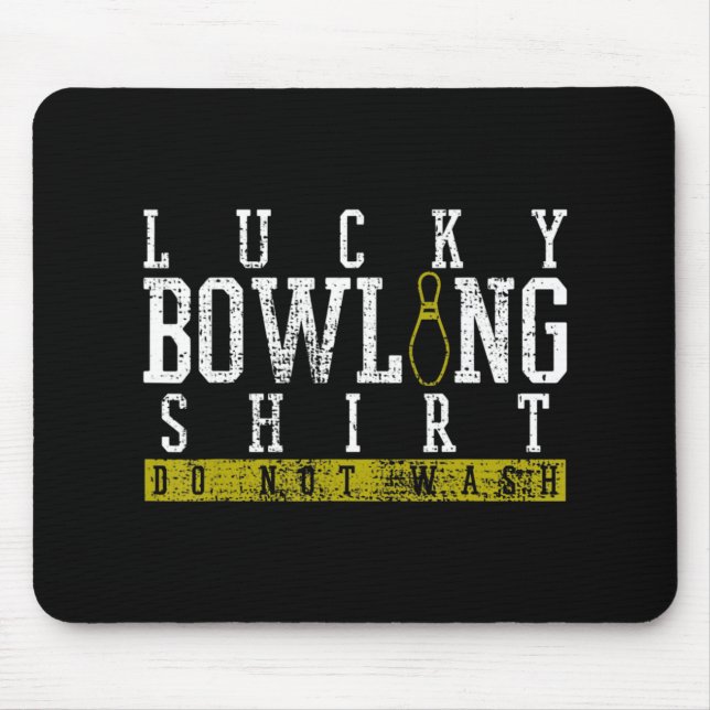 Mousepad Boliche de Diversão Jogador de Camisas Jogadores d (Frente)
