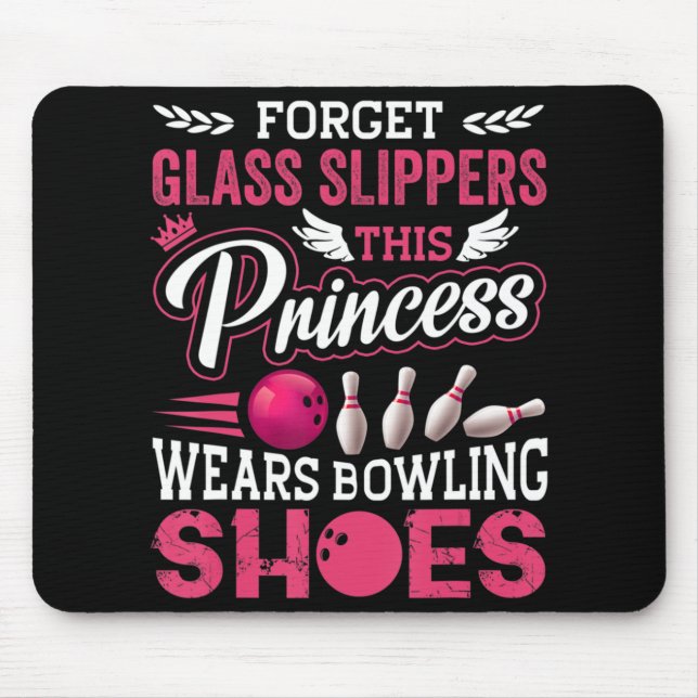 Mousepad Boliche Divertida Para Mulheres Meninas Crianças M (Frente)