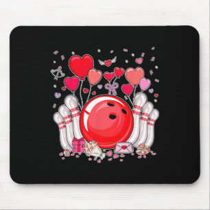 Mousepad Boliche Fofo Byll Dia dos Namorados Coração Amante