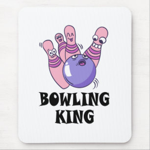 Mousepad Boliche King Childrens Festa de aniversário