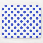 Mousepad Bolinhas azuis<br><div class="desc">Bolinhas azuis reais sobre fundo branco</div>