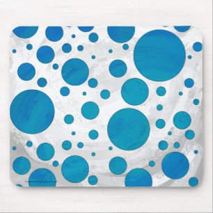 Mousepad Bolinhas azuis do oceano