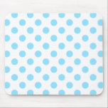 Mousepad Bolinhas brancas e azuis<br><div class="desc">Bolinhas brancas e azuis</div>