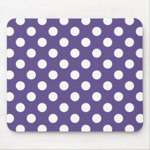 Mousepad Bolinhas brancas no ultravioleta