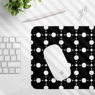 Mousepad Bolinhas brancas, padrão de Bolinhas, pontos, pont