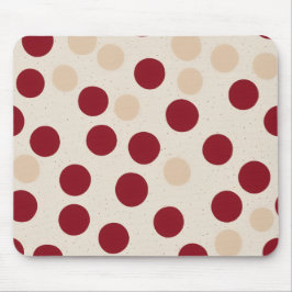 Mousepad Bolinhas Burgundy
