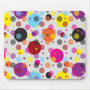 Mousepad Bolinhas coloridas
