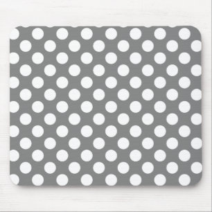 Mousepad Bolinhas de Cinzas escuras