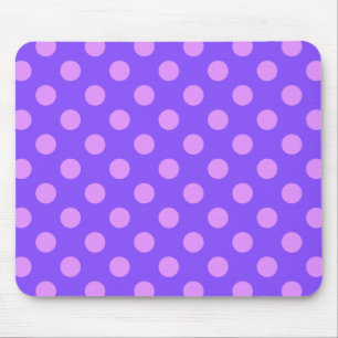 Mousepad bolinhas de Lilac na periwinkle