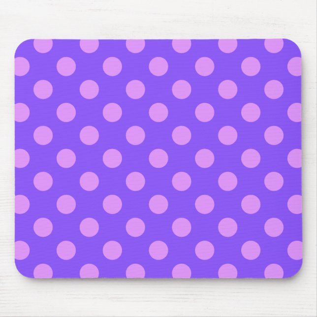 Mousepad Bolinhas de Lilac na periwinkle (Frente)