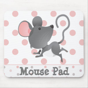 Mousepad Bolinhas de Mouse em Cima