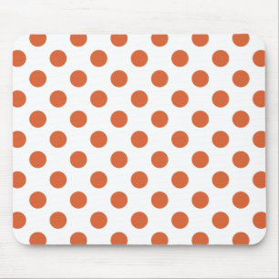 Mousepad bolinhas laranja queimadas