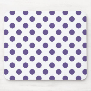 Mousepad Bolinhas ultravioletas no branco
