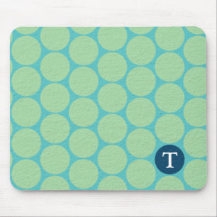 Mousepad Bolinhas Verdes Chic Large Teal