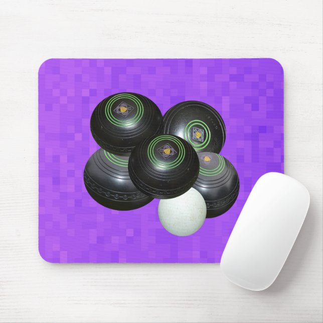 Mousepad Bolinhos De Camada Roxa, Bocal (Com mouse)
