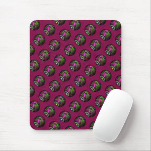 Mousepad Bolinhos de Lâmpada Magenta Quente, Bocal
