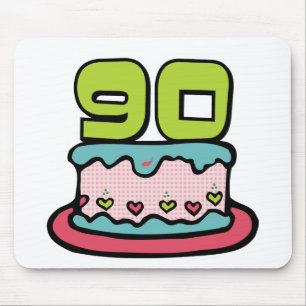 Mousepad Bolo De Aniversário De 90 Anos