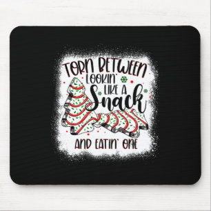 Mousepad Bolo De Árvore De Natal Despedaçado Entre Parecere