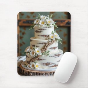 Mousepad Bolo de Noiva Madeira Flutuante