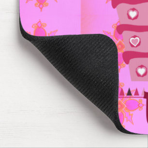 Mousepad Bolo Floral de Aniversário para a Impressão de Art