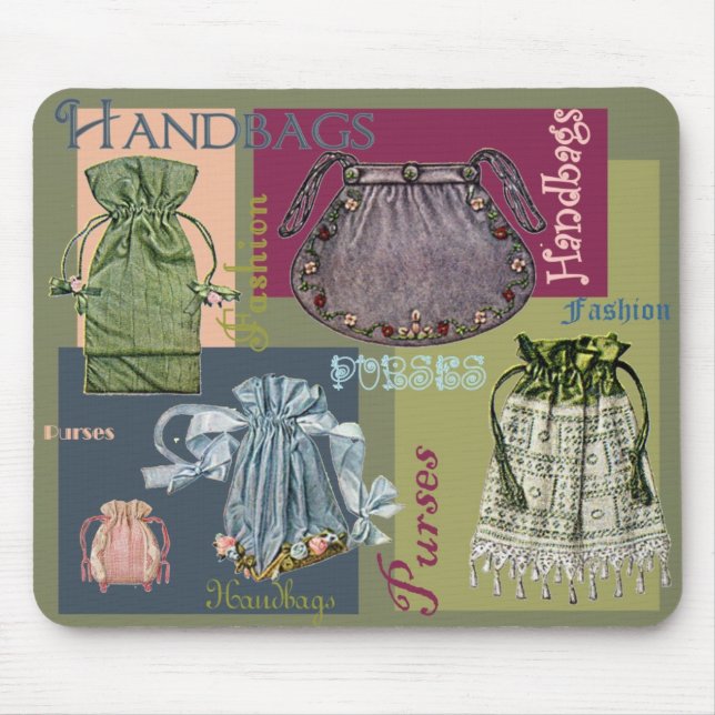 Mousepad Bolsas, bolsas, e forma (Frente)