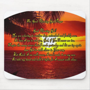 Mousepad Bom dia, boa oração