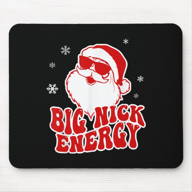 Mousepad Bom Natal Grande Nick Energy Papais noeis Adulto M (Frente)