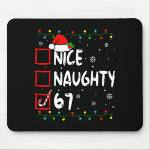 Mousepad Bom Travesso 6 7 Meme 67 Natal Seis Sete Xmas