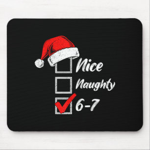Mousepad Bom Travesso 6 7 Meme 6 7 Natal Seis Sete Xmas
