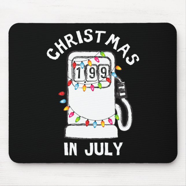 Mousepad Bomba de Combustível Natal Engraçado e Sarcástico  (Frente)