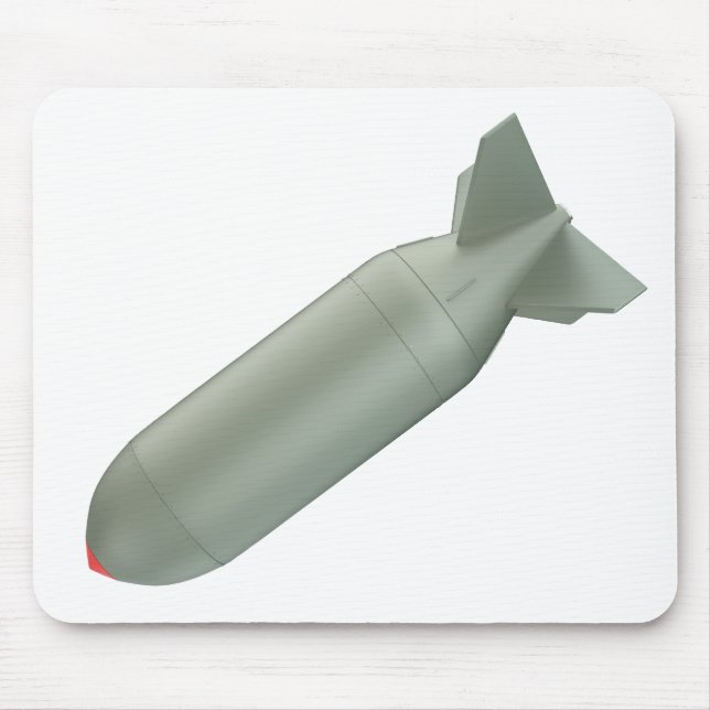 Mousepad Bomba nuclear verde (Frente)