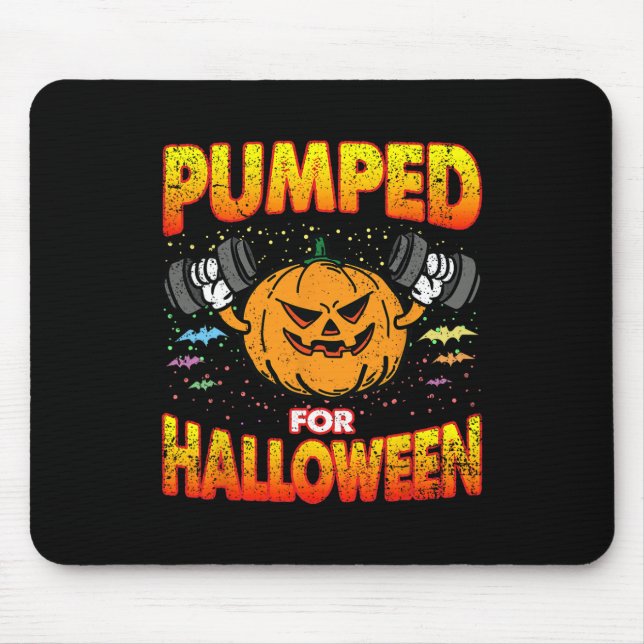 Mousepad Bombardeada Para O Halloween Costume Gym Workout B (Frente)