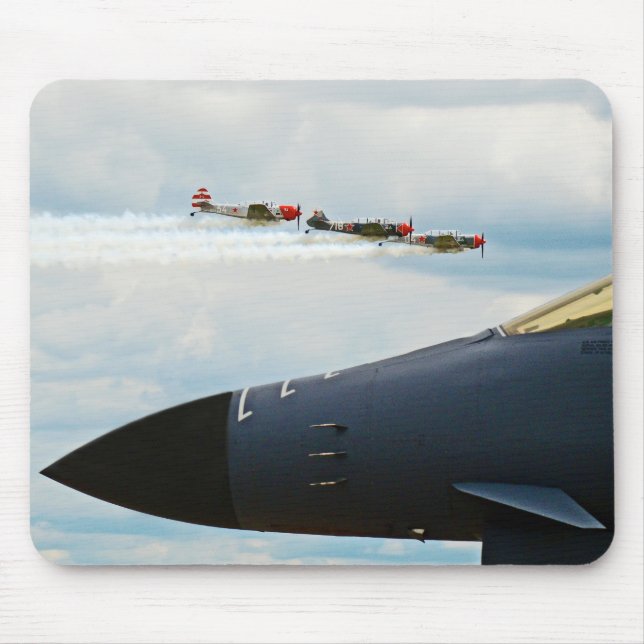 Mousepad Bombardeiro B-1 e Combatentes WWII (Frente)