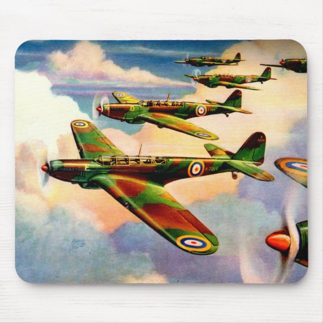 Mousepad Bombardeiro médio britânico Fairey Junior, de 1939 (Frente)