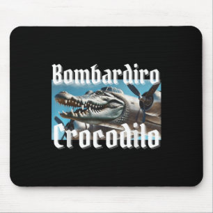 Mousepad Bombardiro Bombardino Crocodilo Funny Italiano Bra
