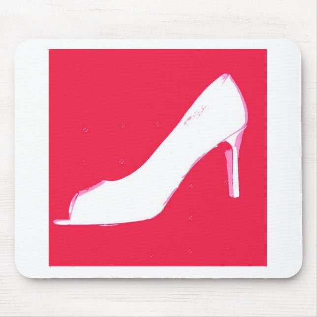 Mousepad Bombas de Altura Alta Branca/Bachelorette (Frente)