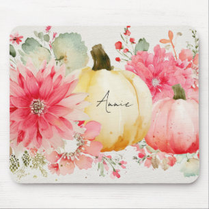 Mousepad Bombas de outono e flores