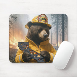 Mousepad Bombeiro Urso da Califórnia