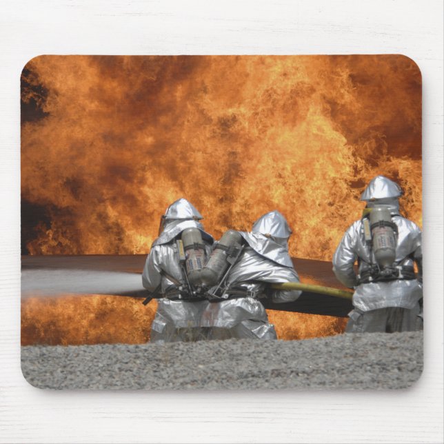 Mousepad Bombeiros neutralizam fogo (Frente)