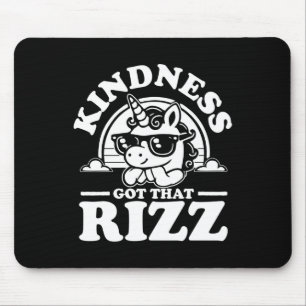 Mousepad Bondade Anti Bullying Semana Unicórnio Pegou Rizz 