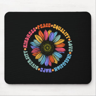 Mousepad Bondade Paz Igualdade Amor Esperança Diversidade H