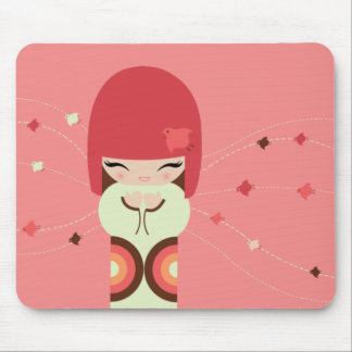 Mousepad boneca do kokeshi